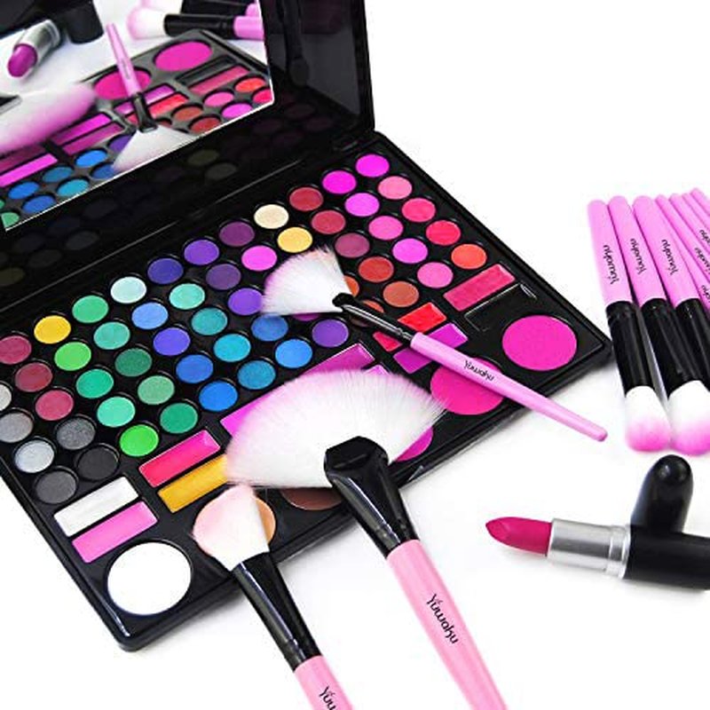 Makeup Brush Set, 32 Pcs Make up Brushes Professional Face Eye Shadow Foundation Blush Lip Makeup Brushes Powder Cosmetics Blending Brush Tool with the bag G-Bright purple