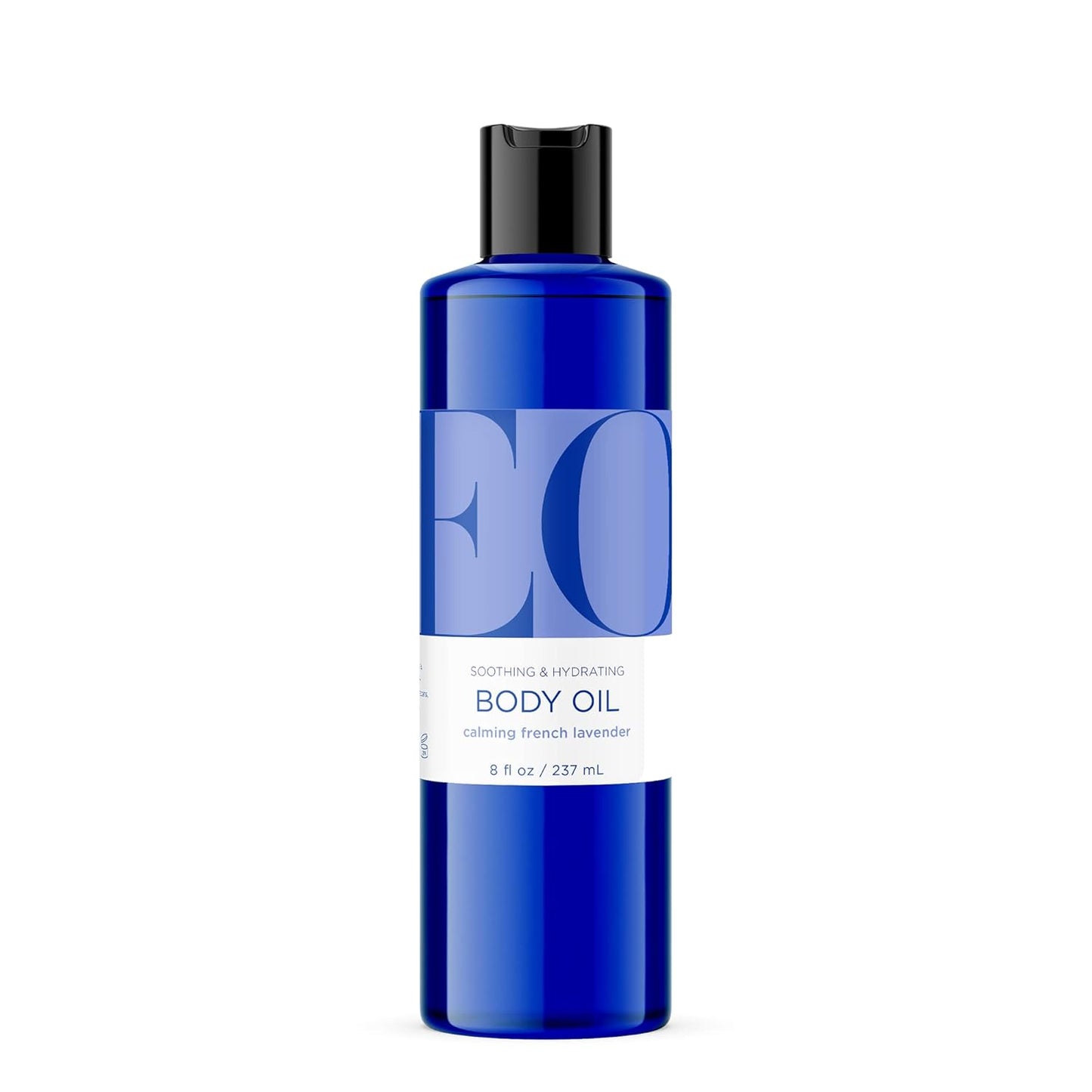 EO Body Oil for Massage & Moisture, French Lavender, 8-Ounce Bottles (Pack of 2)