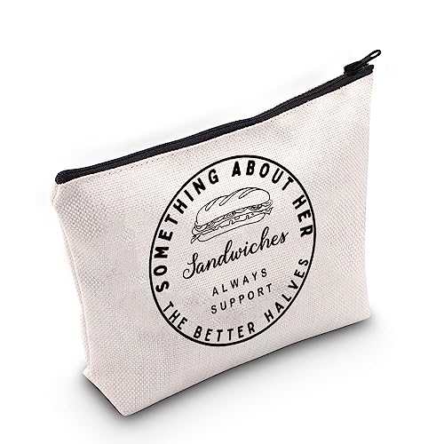PWHAOO TV Show Inspired Gift Team Makeup Bag Team Cosmetic Bag TV Show Merch