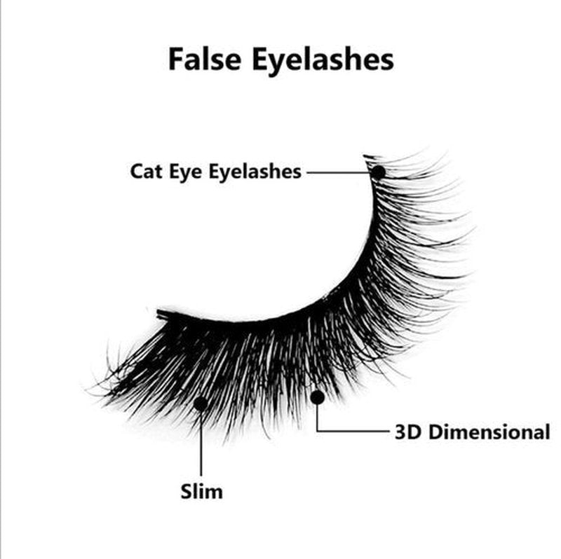 LODEVA 3D CAT EYE LASHES-FOXY EYE LASHES- FAUX MINK FALSE EYELASHES-SEDUCTIVE LOOK-WATERPROOF-VEGAN - 1 Pair (SEDUCTIVE)