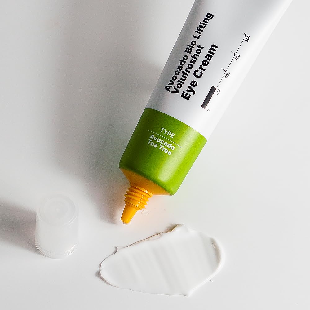 Wati For Skin Avocado Bio Lifting Volufroshot Eye Cream – Firming & Plumping with Avocado, Tea Tree & Volufiline serum for Under Eyes, Korean Skin Care, 30ml / 1.01 fl.oz.