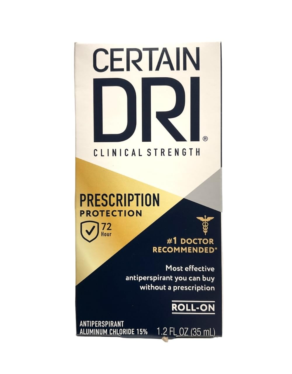 Certain Dri Anti-Perspirant Roll-On, 1.2 Fl Oz, Triple Pack for Maximum Protection