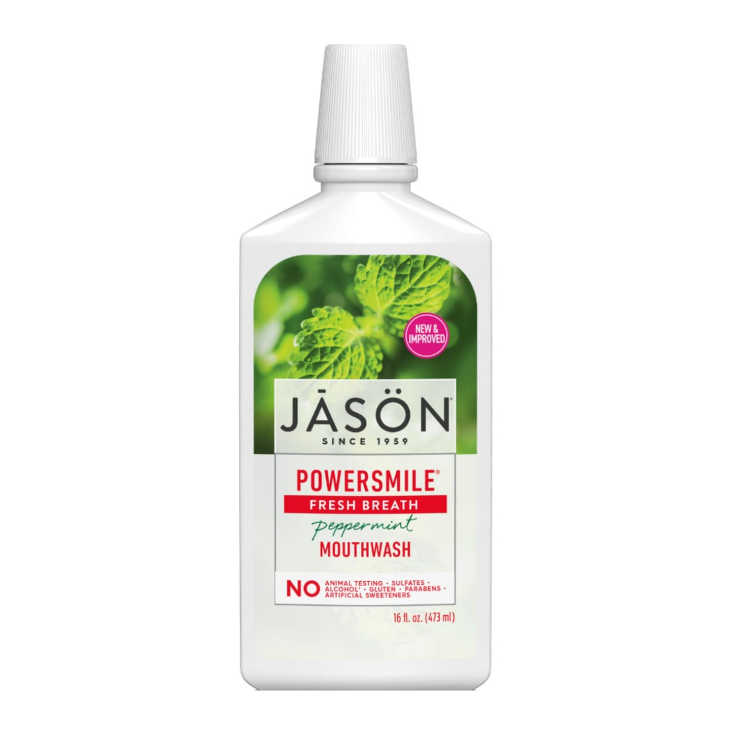 JĀSÖN Sea Fresh Strengthening Mouthwash, Spearmint, 16 Fl Oz