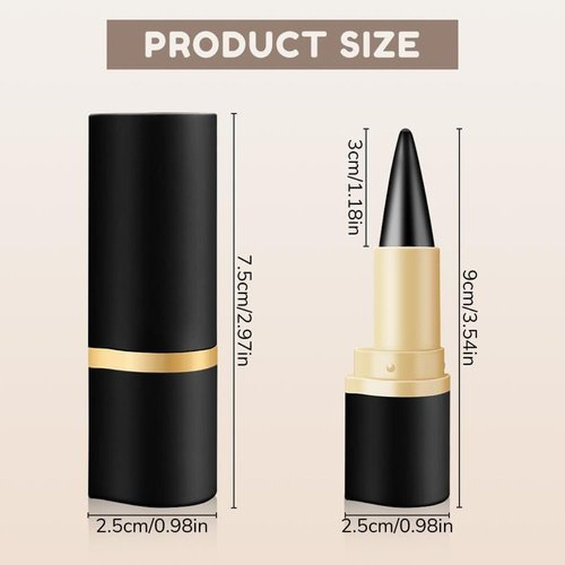 XieJY Quick-Drying Matte Eyeliner, 2024 New Black Gel Eyeliner Pencil Set Natural Cream Eye Liner Long Wear Gel Eyeliner, Waterproof Smudge Proof Long-Lasting Gel Eye Liner Makeup (Black)