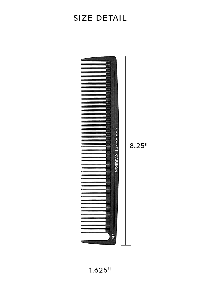 Professional Carbon Comb Set for Hair Styling – Anti-Static, Heat-Resistant, 4-Piece Variety Pack