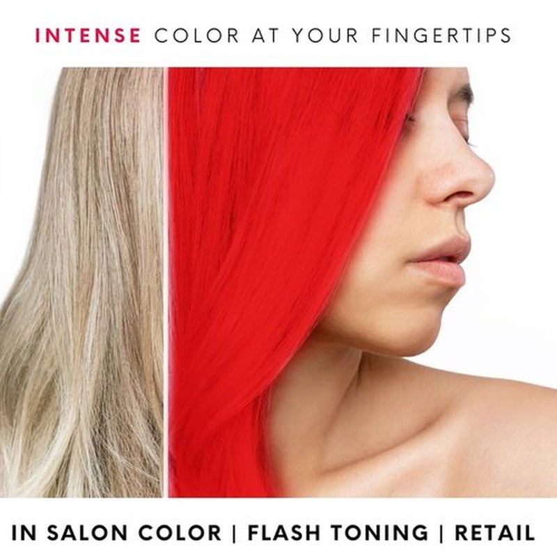 Watercolors Intense Color Depositing Shampoo, Semi Permanent Hair Color 8.5 fl oz - RED