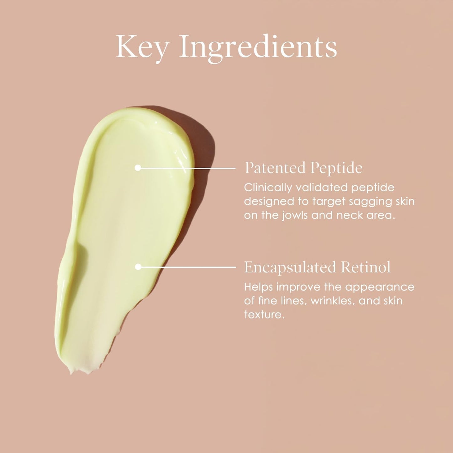 Body Firm Crepe Erase Neck Repair Treatment, Anti Aging Retinol Cream with Peptides, Shea Butter, Vitamin E, Squalane Oil, Wrinkle Cream for Crepey Skin Care and Firming Elasticity, 1.7 FL Oz
