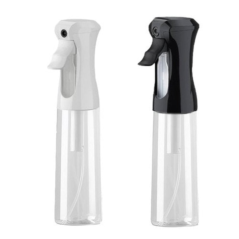 THINTON Continuous Spray Bottle for Hair (10oz/300ml) - 2 PCS Ultra Fine Mist Spray Bottle for Cleaning Hairstyling Garden Plants Continuous Spray Water