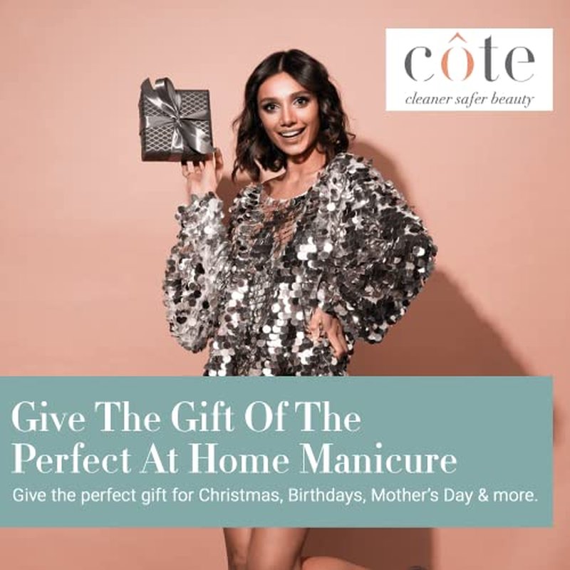 Cote Shop Côte Nail Polish - Quick Dry Nail Polish - Vegan Nail Polish - 0.4 Fluid Oz Regular Nail Polish - Cruelty Free - Non Toxic & Safe - Chip Resistant & Full Coverage (No. 85 Purple Mauve)