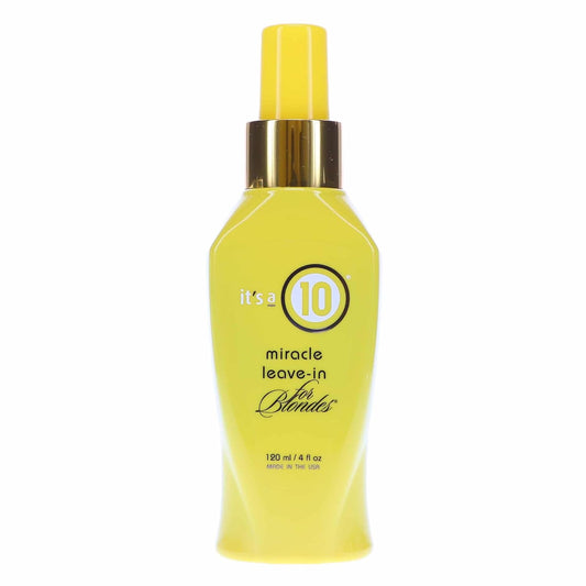 ITS A 10 by It's a 10 MIRACLE LEAVE IN PRODUCT FOR BLONDES 4 OZ (Package Of 2)