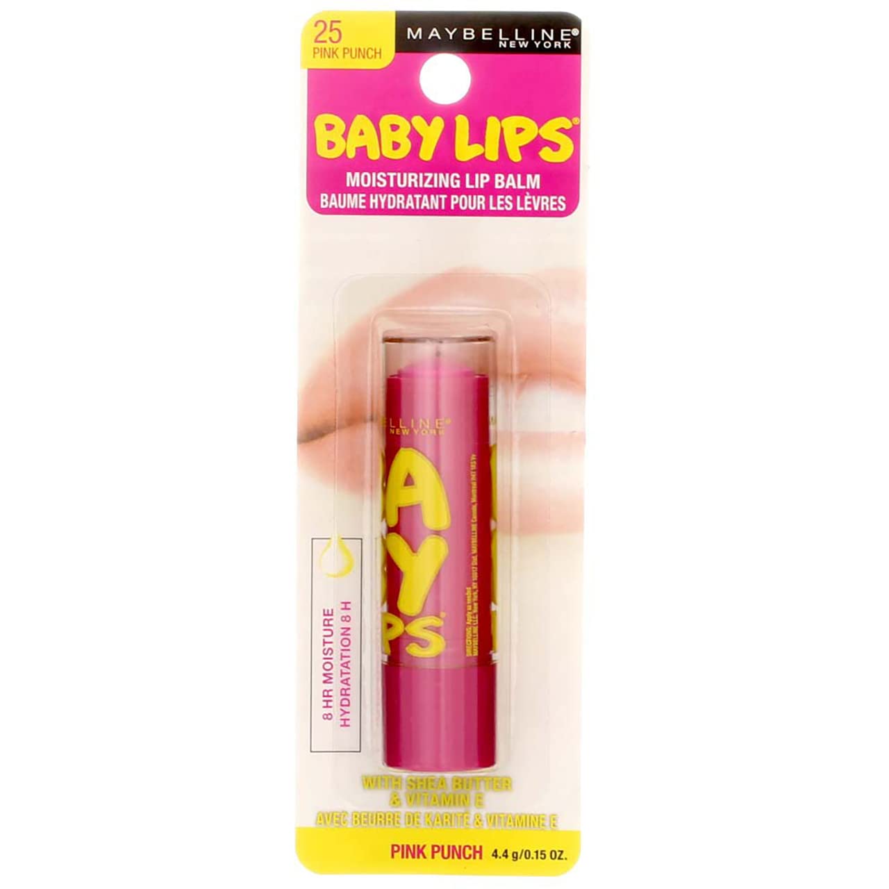 Myb Baby Lips Balm Pink P Size .15 O Maybelline Baby Lips Balm Pink Punch .15 Oz