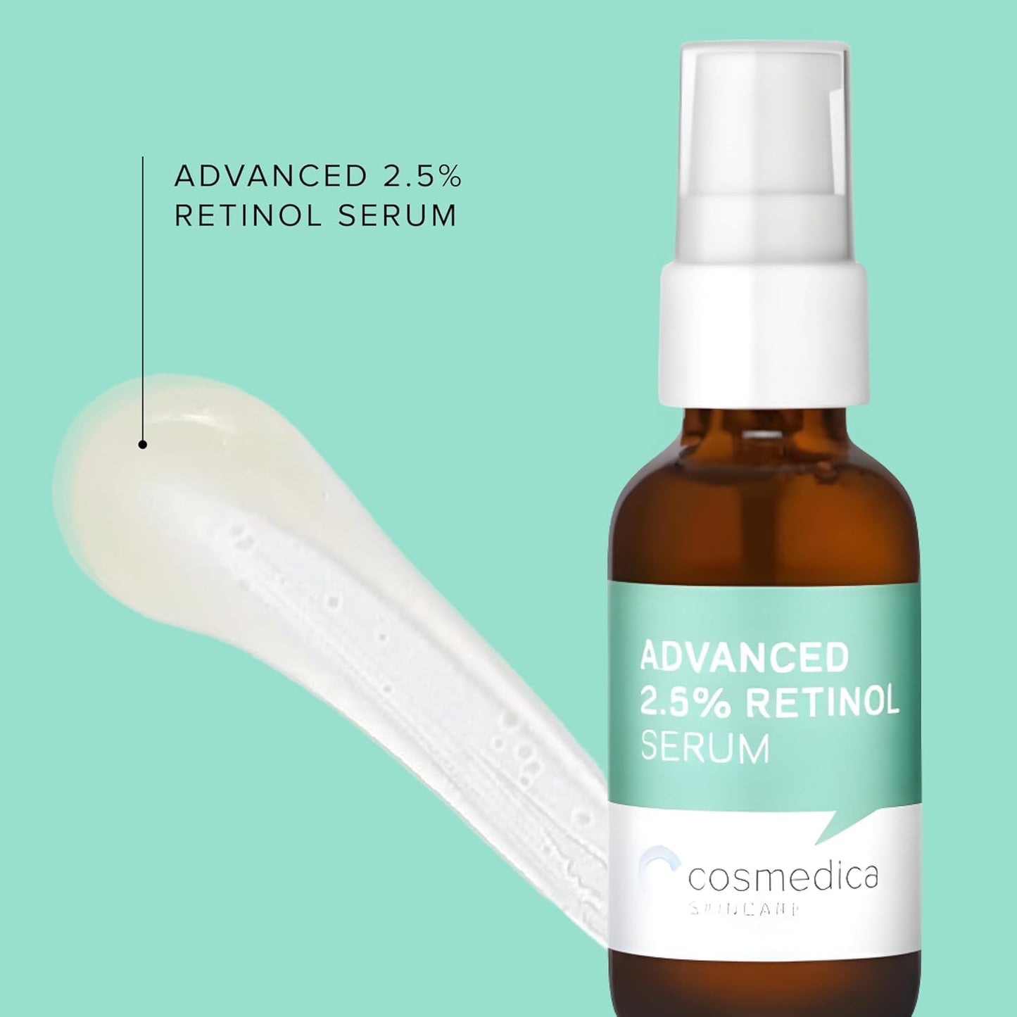 Cosmedica Skincare Facial Serum Trio Set – Vitamin C, Retinol & Hyaluronic Acid Serums for Face – Hydrating & Smoothing Skincare – Vegan, Cruelty Free (6 x 1.47 oz)