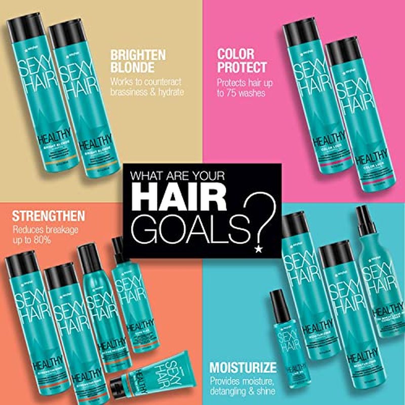 SexyHair Healthy Moisturizing Shampo & Conditioner Bundle, 33.8 Fl Oz