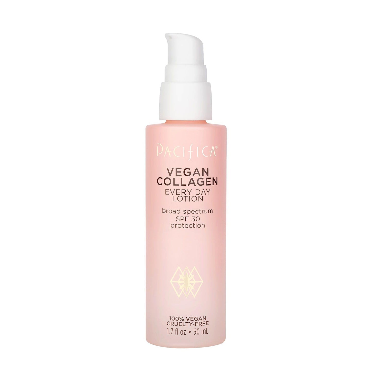 Pacifica Vegan Collagen Face Lotion SPF 30 Broad Spectrum Sunscreen Every Day Face Lotion, UVA/UVB Protection for All Skin Types, Lightweight, Moisturizing and Hydrating, Cruelty Free