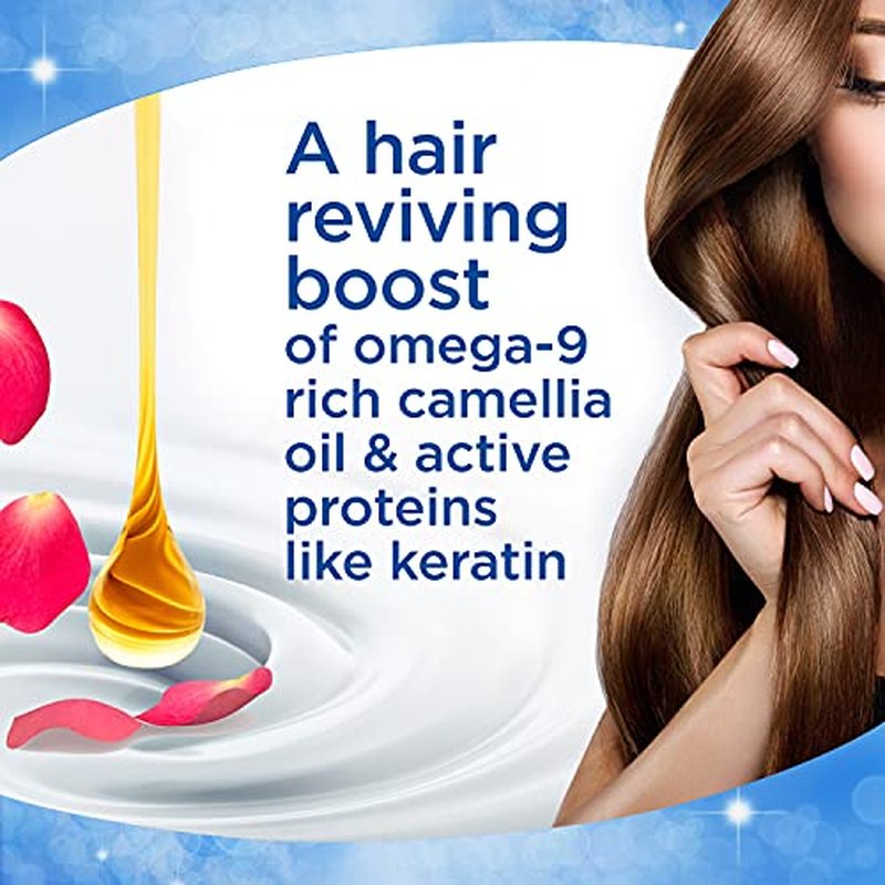 FINESSE Restore + Strengthen Moisturizing 2in1 Shampoo + Conditioner, 13 oz (Pack of 6), Moisturize & Repair Dry or Damaged Hair