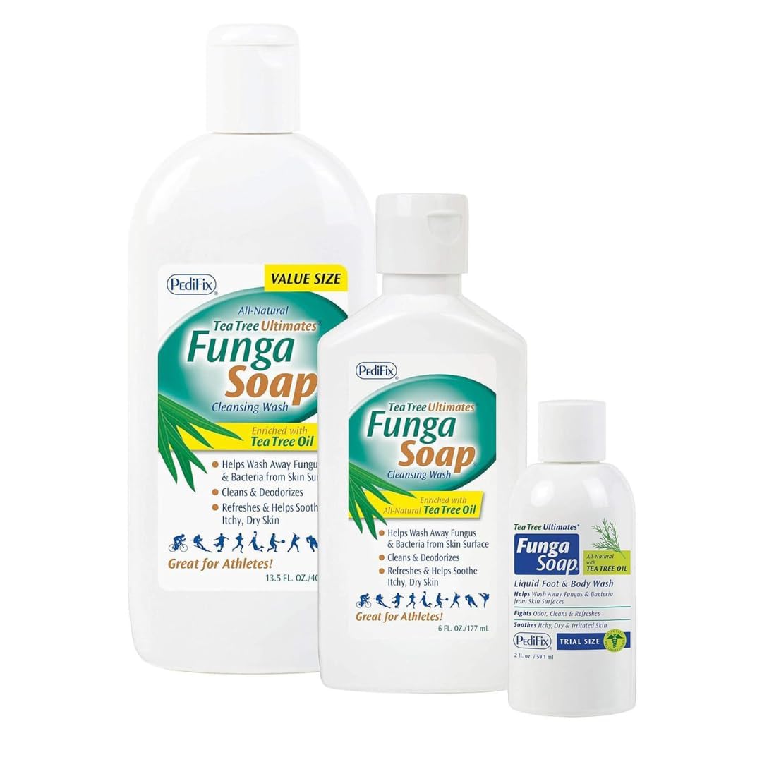 Pedifix FungaSoap Tea Tree Foot & Body Cleansing Wash, 13.5 fl oz