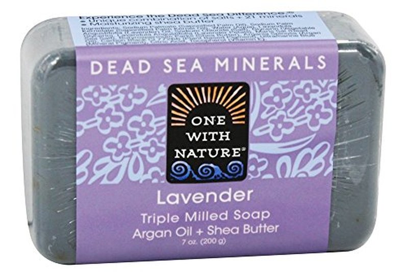 Dead Sea Minerals Soap, Shea Butter, Argan Oil, Magnesium, Sulfur, Minerals, All Skin Types, Problem Skin, Therapeutic, Natural, Vanilla Oatmeal, 7 Oz Bar (1 Pack)