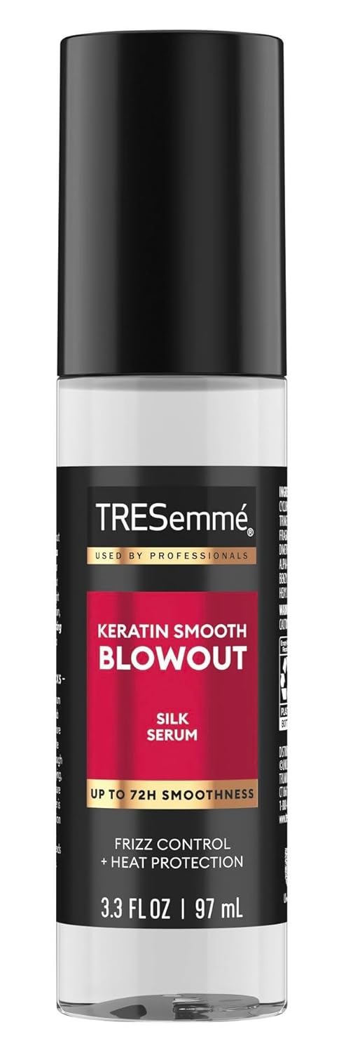 Keratin Smooth Shine Serum by TRESemme - 3.3 oz (Pack of 3) for Frizz Control