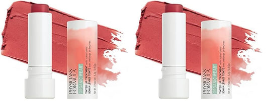 Physicians Formula Organic Wear All Natural Tinted Lip Balm Treatment, Red Love Bite | Dermatologist Tested, Clinicially Tested (Pack of 2)