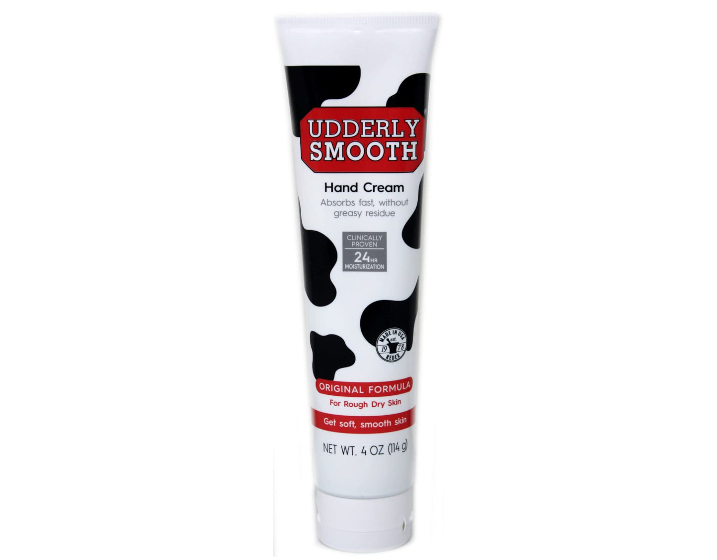 Udderly Smooth Hand Cream and Body Cream Bundle, Fast-Absorbing 24-Hour Moisturization, Original Formula for Rough Dry Skin, 4 oz Hand Cream + 10 oz Body Cream