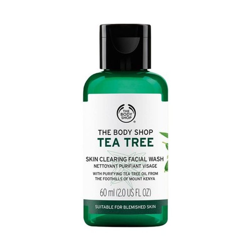 The Body Shop Tea Tree Skin Clearing Facial Wash – Purifying Vegan Face Wash For Oily, Blemished Skin – 2 oz