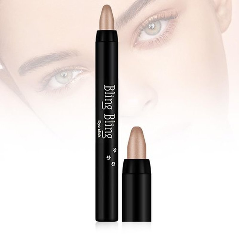 JUDUNA Eyeshadow Stick Set, 2025 New 16 Color Highlighter Eyeshadow Pencil Waterproof Glitter Eye Shadow Eyeliner Pen, Cream Eyeshadow Long Lasting Waterproof High Pigmented Eye Shadow (#14 Mocha)