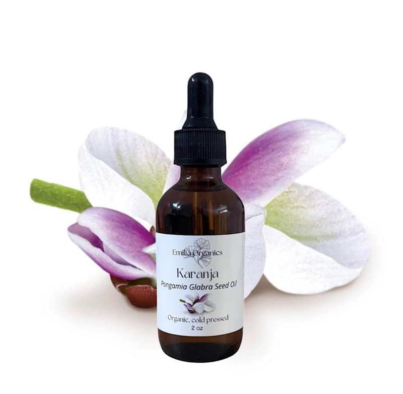 Karanja Seed Oil, Organic, Cold Pressed, Unrefined, Natural, 2 Fl Oz