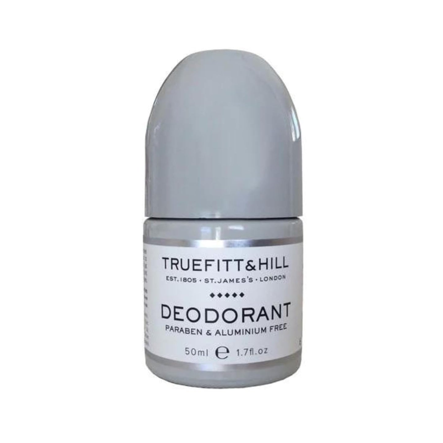 Truefitt & Hill Gentleman's Deodorant - Aluminum and Paraben Free, Roll on Applicator Technology for Even Application and Odor Elimination - 1.7 oz.