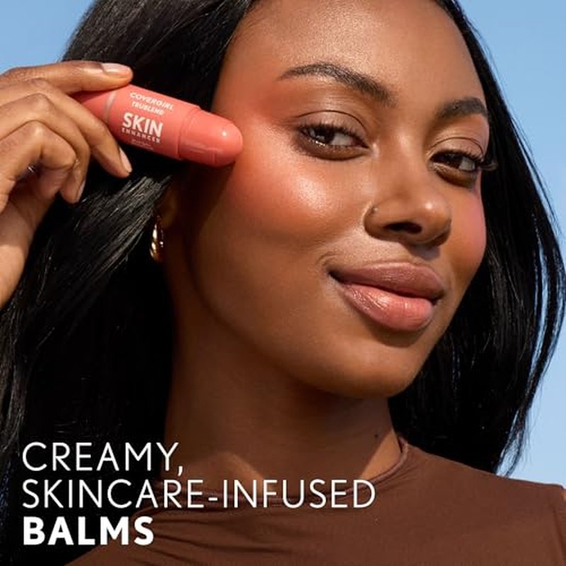 CoverGirl Trublend Skin Enhancer Balm, 110 Defined, Contour Stick, Vegan Formula, Easy to Use, Glides on Effortlessly, Non-Greasy, Doesn't Crease, 0.21oz