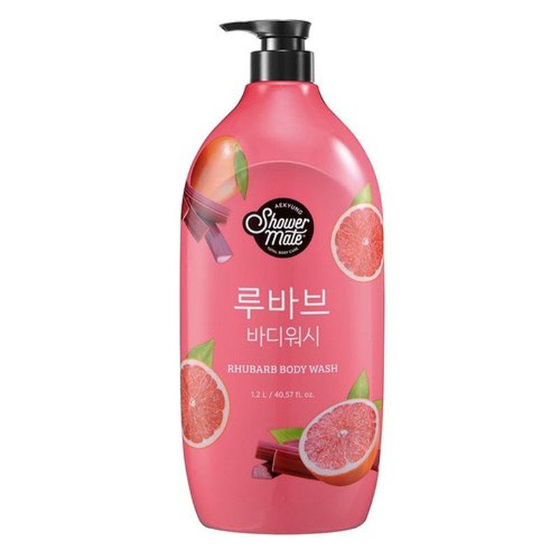 SHOWERMATE Natural Body Wash 42.3 fl oz, 1.2 kg (Rhubarb)