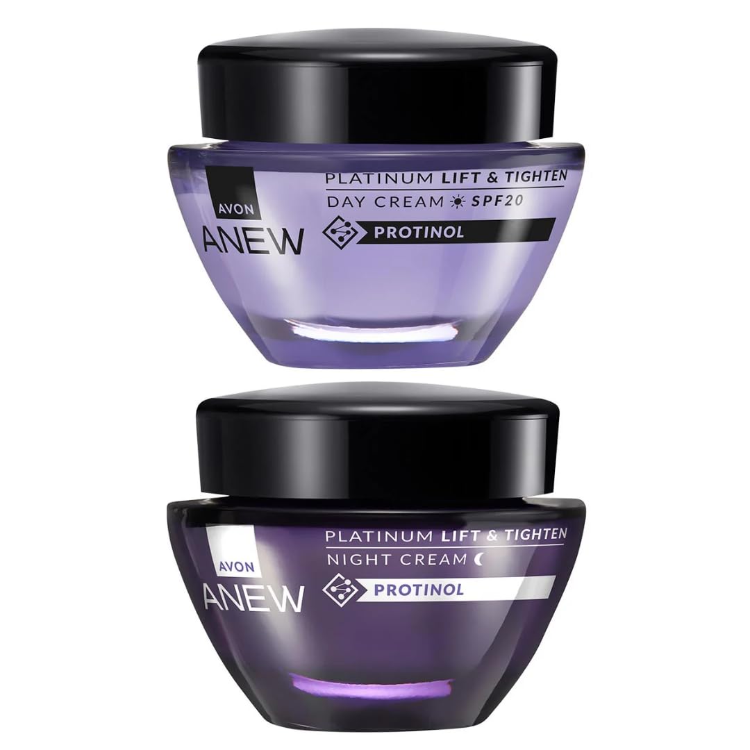 Anew Platinum Lift & Tighten Day & Night Cream - Protinol, 2 x 1.7 fl oz