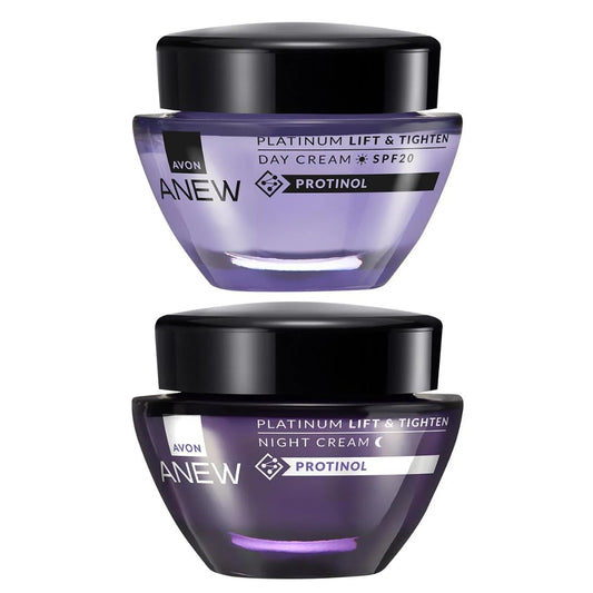 Anew Platinum Lift & Tighten Day & Night Cream - Protinol, 2 x 1.7 fl oz