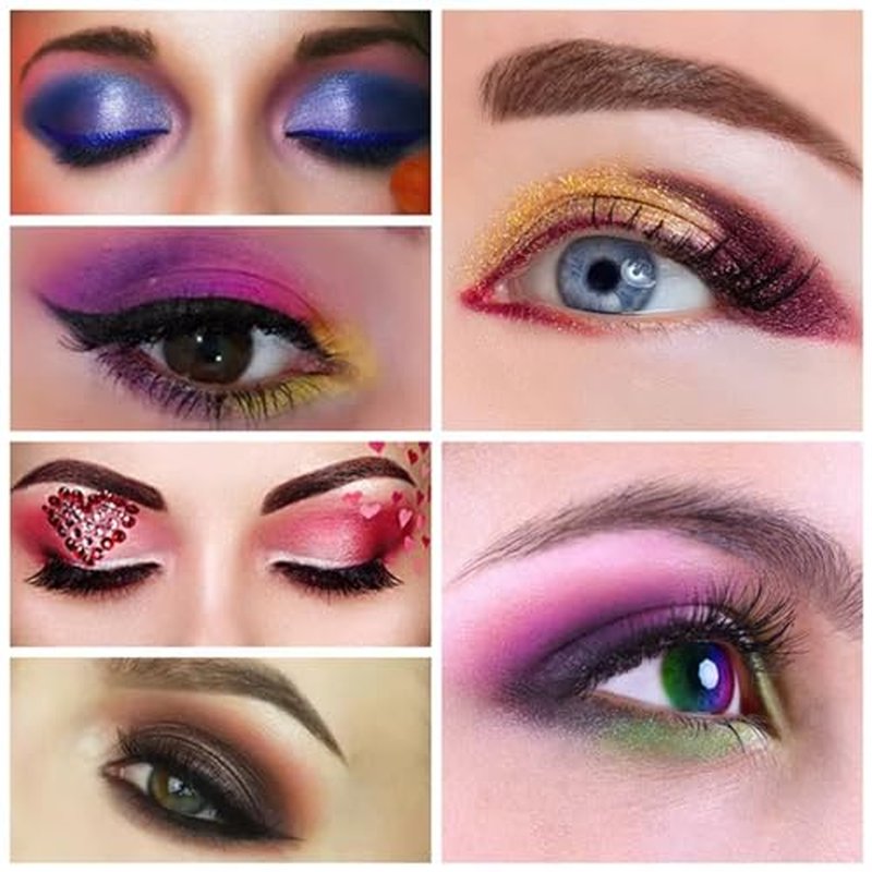 Professional Makeup Eyeshadow Pallet Kit, All About Colorful Matte Shimmers Eye Makeup Palette, Natural Make Up Eye Shadows Cosmetics Gift Smokey Pallet Set, Safe for Sensitive Eyes (120-color)