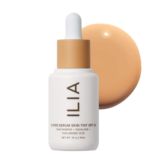 ILIA Super Serum Skin Tint SPF 40 - Non-Comedogenic, Vegan Hydrating Foundation | 1 fl oz | 30 ml