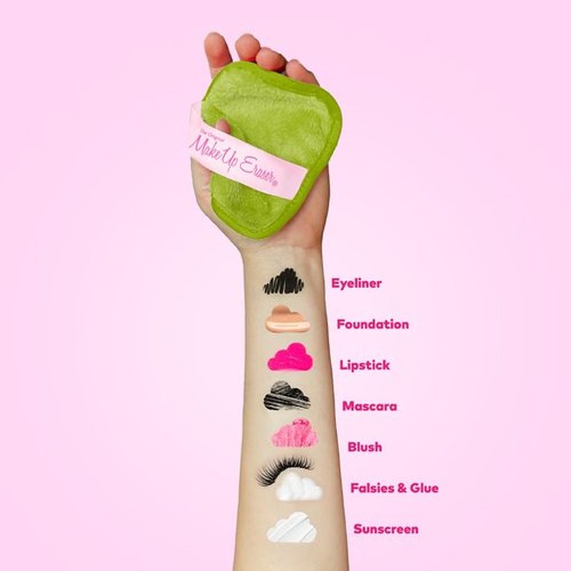 The Original MakeUp Eraser, 7-Day Set, Erase All Makeup with Just Water, Including Waterproof Mascara, Eyeliner, Foundation, Lipstick, Sunscreen, and More! Plant Power, 7ct.