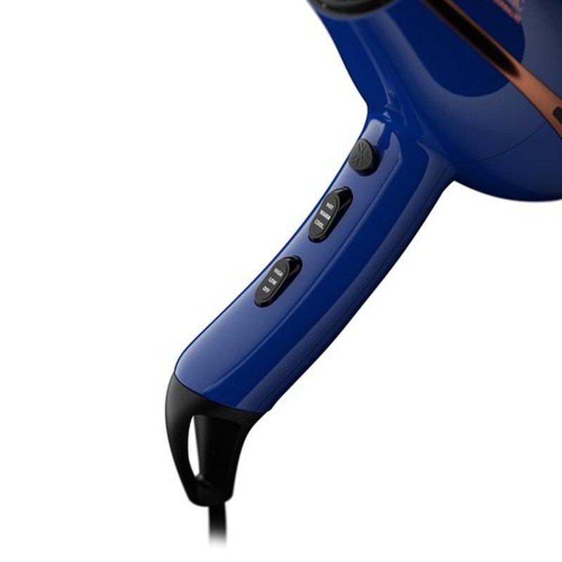 Andis 84040 Pro Dry Elite 1875 Watt Multi-Setting Tourmaline Ionic Styling Hair Dryer, 3 Heat and 2 Speed Settings, Styling Attachment, Extra-Long 8-Foot Cord, Blue