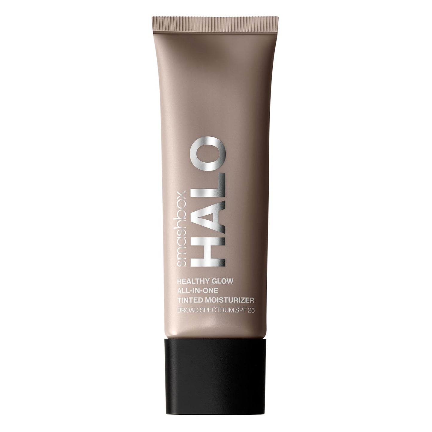Smashbox Halo Healthy Glow All-In-One Tinted Moisturizer SPF 25 with Hyaluronic Acid, Light to Medium Coverage, Dewy Finish, Oil-free, Sweat and Humidity Resistant, 0.4 Fl Oz, Light Medium