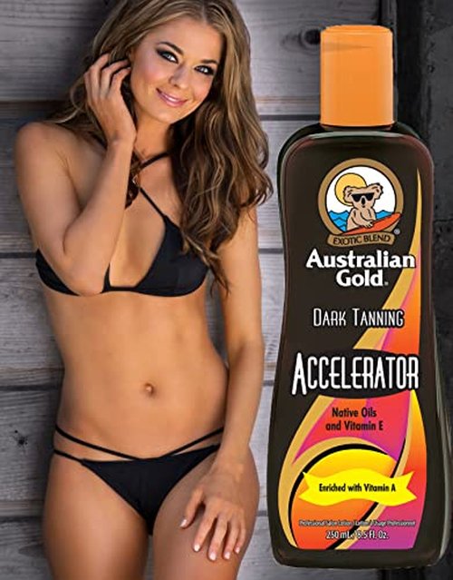 Australian Gold Dark Tanning Accelerator Lotion, 8.5 Fluid Ounce