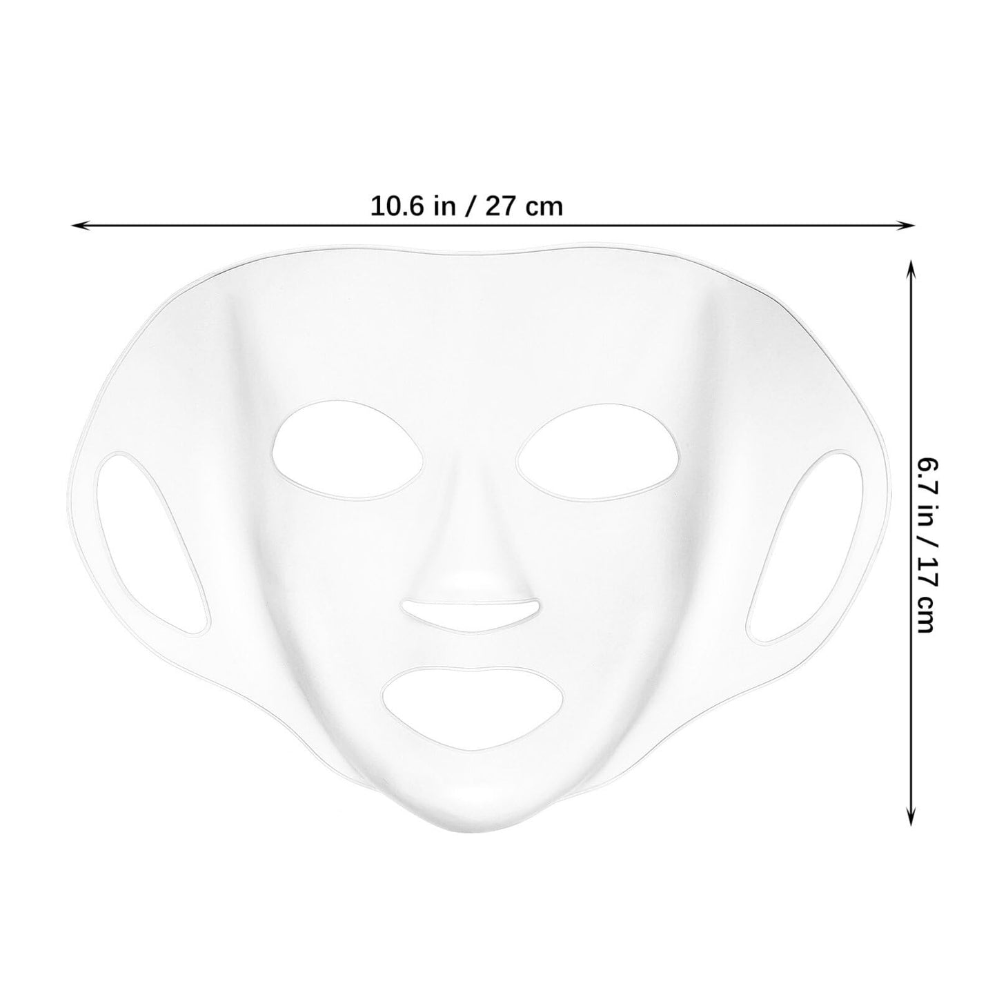 FRCOLOR Reusable 3D Silicone Cover for Women Ladies Soft Non-Irritating Sheet Mask Holder to Prevent Essence Evaporation and Maximize Absorption Skincare Tool