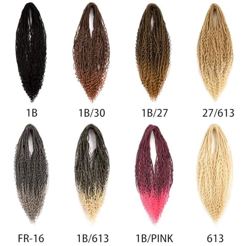 Double Ended Dreadlock Extensions 0.6CM Diameter Synthetic Hair 24Inch 20Strands Reggae Braids Hip-hop Style(Double Ended 20trands,LAVS)