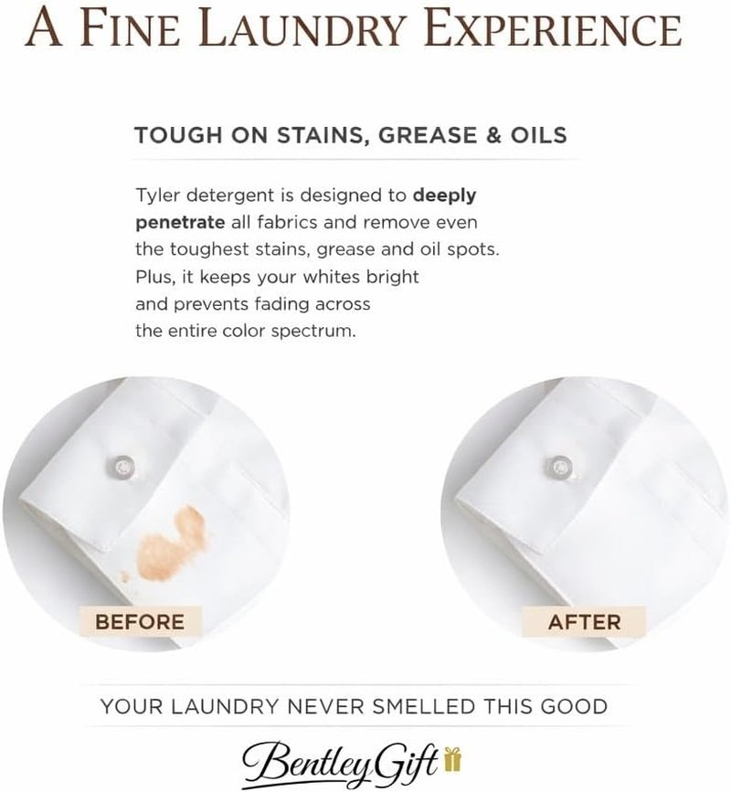 Tyler Candle Company Glam Wash Diva 32 Fl Oz Laundry Detergent - Spill Proof Cap & Dryer Sachet