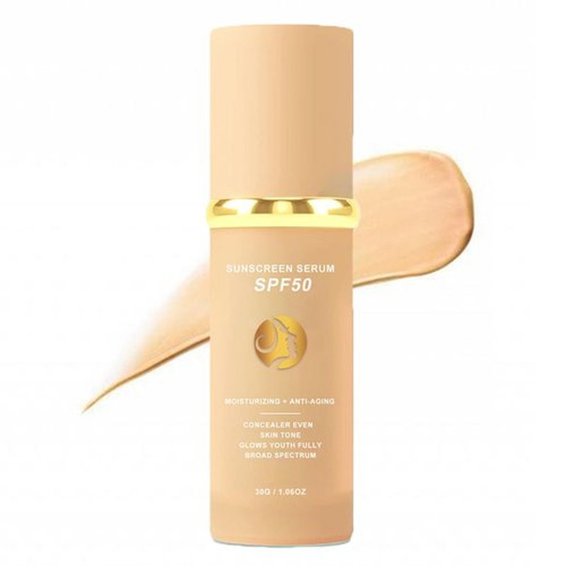 Biological Mimic Foundation 4 in 1 - Medium Spectrum with SPF 50+, Hydrating Color Changing Foundation Light Spectrum,Waterproof Foundation Create Natural Makeup (1pcs, 1oz)