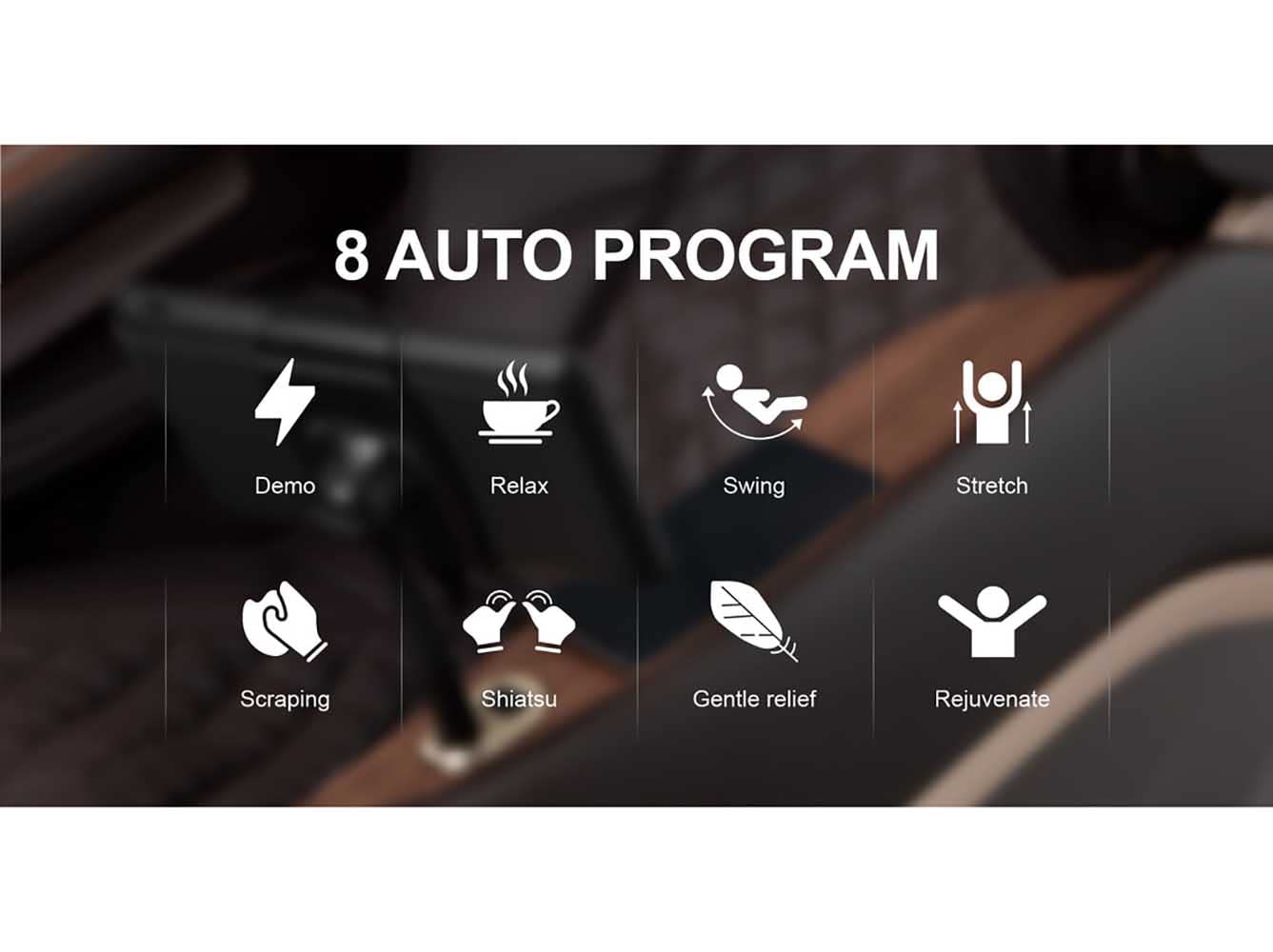 Titan AmaMedic Hilux | 4D MassageChair Heated Back | Roller Massage | SL-Track | Specialized 18 Airbags | Automatic Extendable Footrest up to 7.1”" (Taupe)