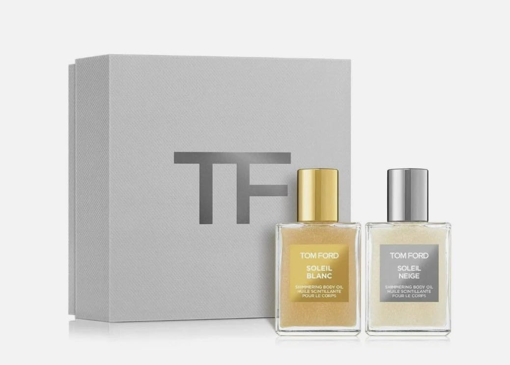 Shimmering Body Oil Duo Set - Luxurious Hydration for Glowing Skin | Limited Edition