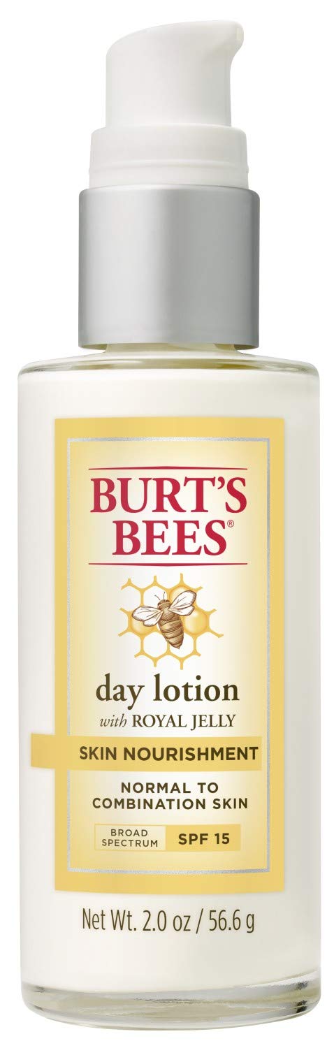 Burt's Bees Nourishment Day Lotion with SPF 15 for Normal to Combination Skin (Package May Vary), Natural, 2 Fl Oz