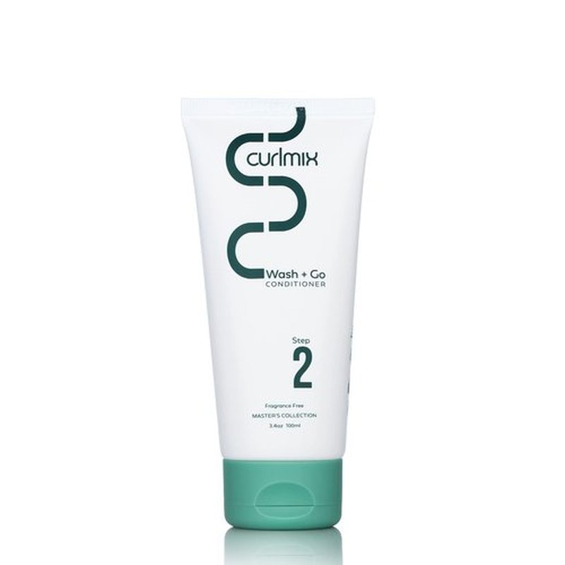 CurlMix Conditioner for Curly Hair, Travel Size 3.4oz - Sulfate Free, Paraben Free, Moisturizing, Curl Enhancing, Fragrance-Free - Women's Hair Care Product