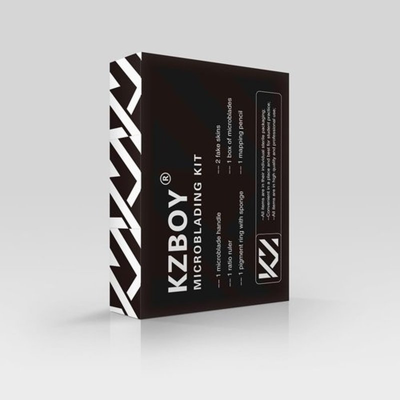 KZBOY Microblading Set Complete Microblading Kit for Profession Use (Kit One)