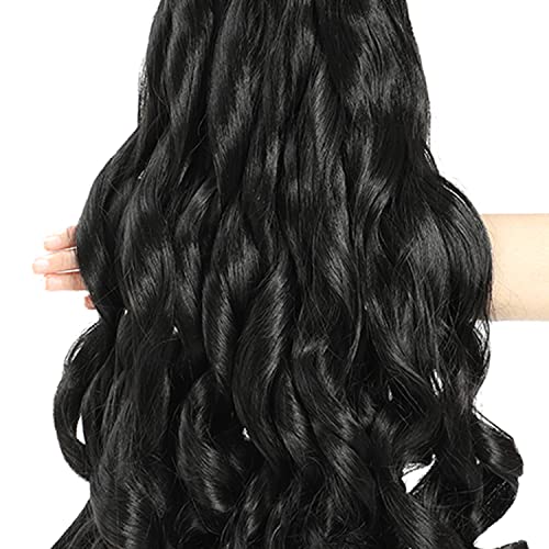 French Curly Braiding Hair 12 Inch 8 Packs - Pre Stretched Bouncy Braiding Hair- Loose Wavy Braiding Hair Synthetic Hair Extensions For Black Women (12 inch 8 packs 4)