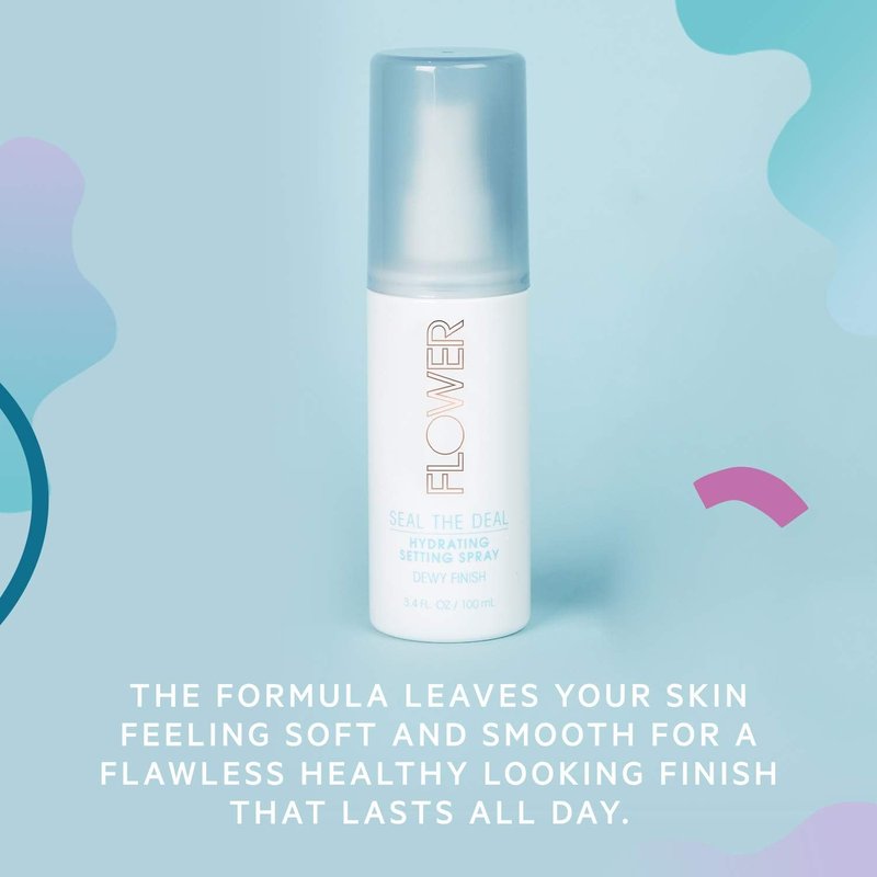 Flower Beauty Seal The Deal Setting Spray - Hydrating, Sweat-Proof Finish for All-Day Makeup - Matte, Cruelty-Free, Vegan