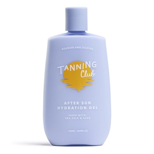 Tanning Club After Sun Hydration Gel - Hydrating Gel with Sea Kelp & Aloe Vera Tan Extender & Sunburn Relief - Non-Toxic Botanical Formula for Cooling & Soothing Sun Kissed Skin